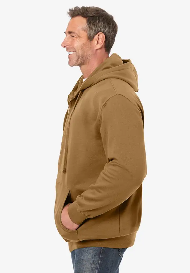 Fleece Zip-Front Hoodie