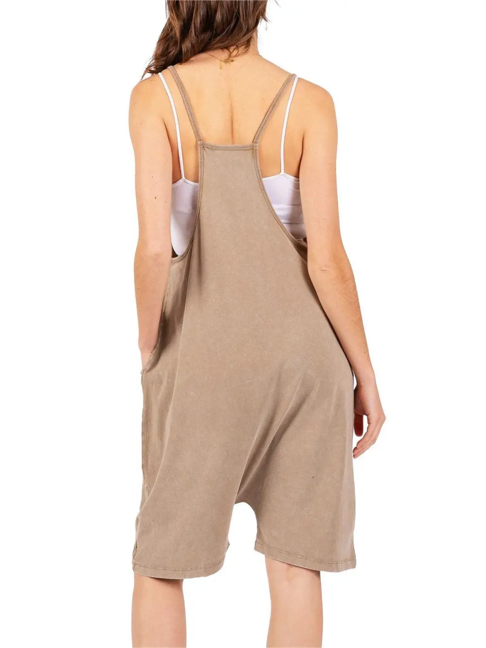 Black Strappy Casual Romper