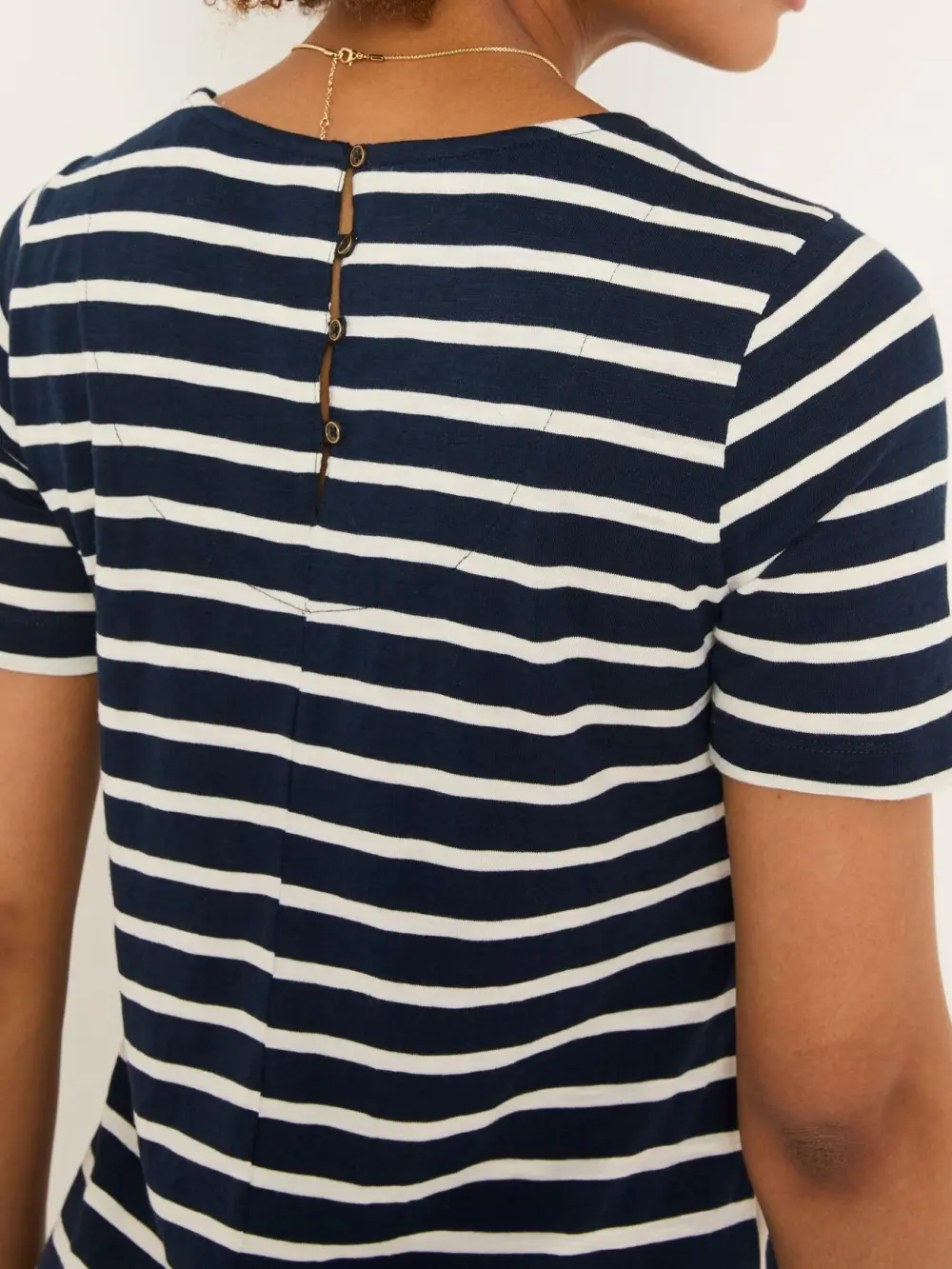 Striped Jersey Casual Dress