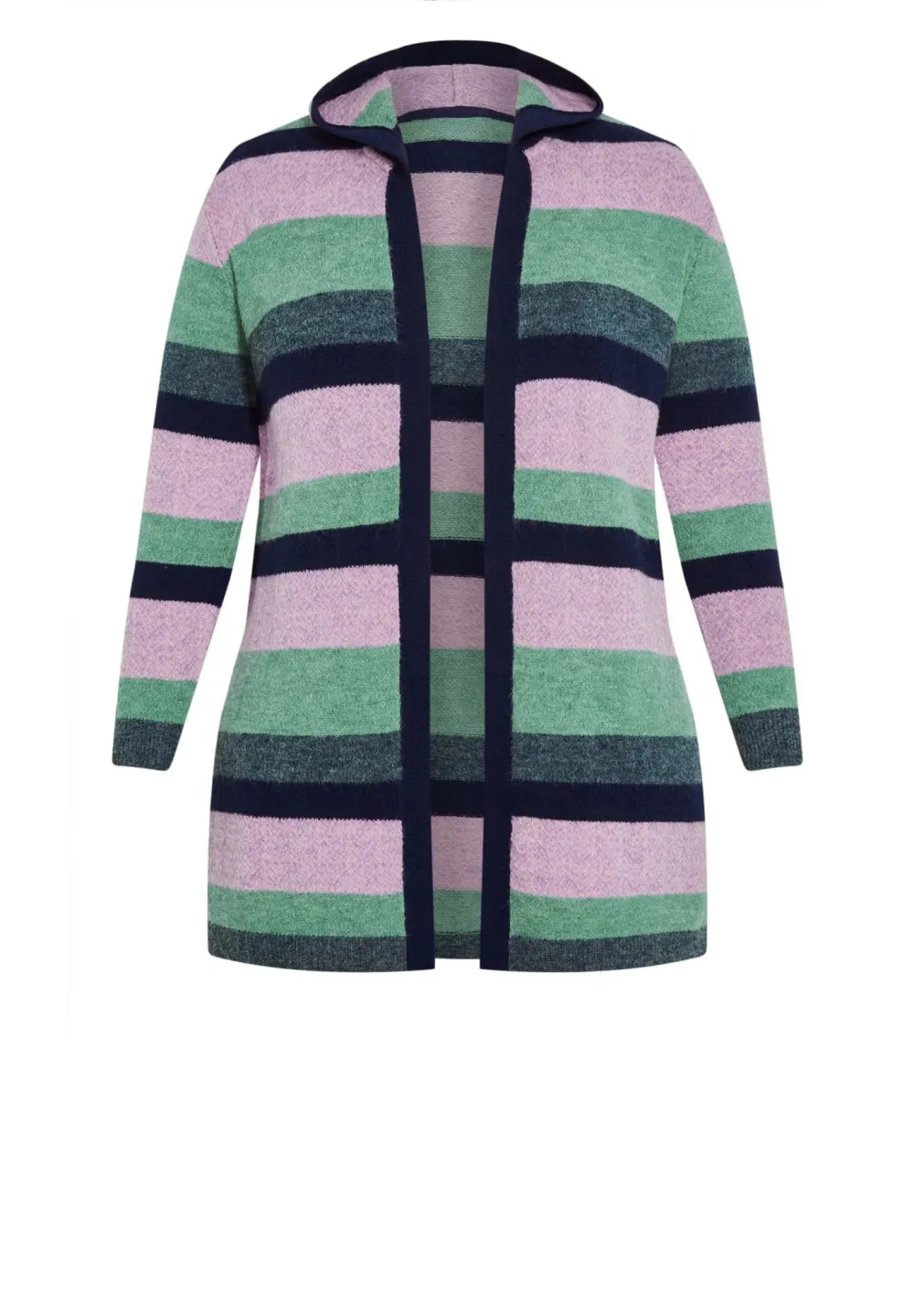 Four Color Striped Cardigan