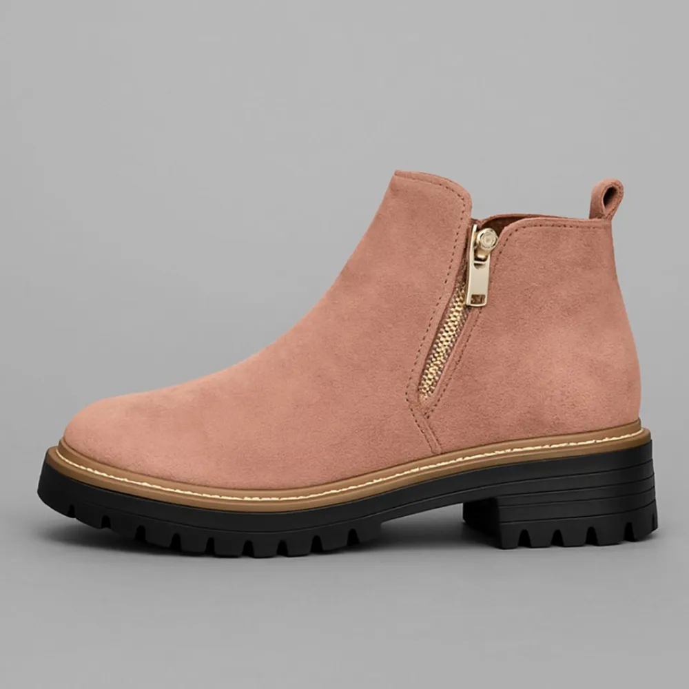 Western Style Ankle Boots