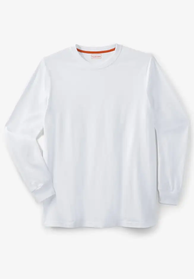 Heavyweight Long-Sleeve No Pocket Crewneck Tee