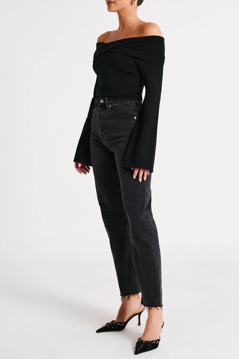 Off Shoulder Twist Top