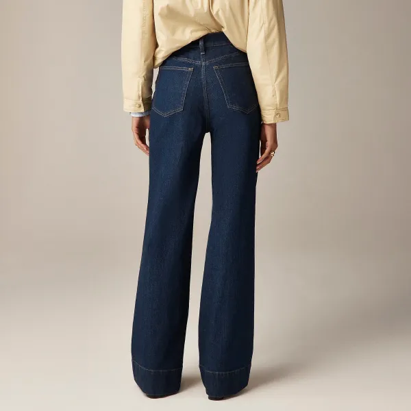 Denim Semi-Stretch Casual Trousers