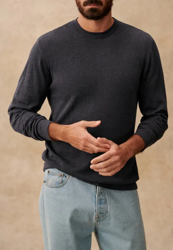 Sweater-Mottled Blue