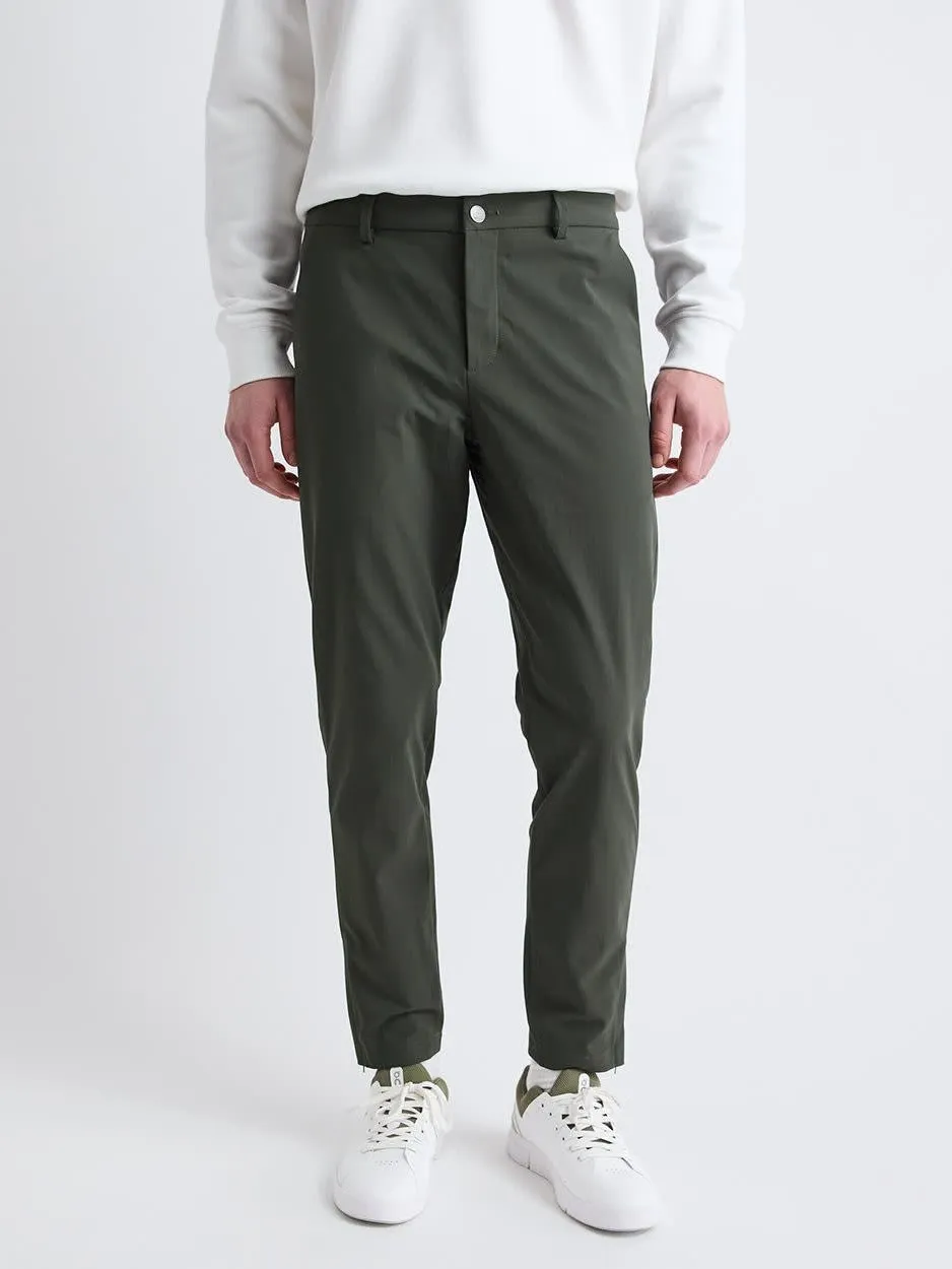 Olive Green Slim Fit Casual Pant