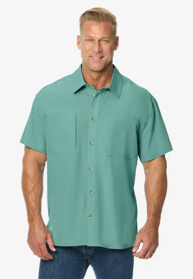 Double Pocket Short Sleeve Performance Shirt