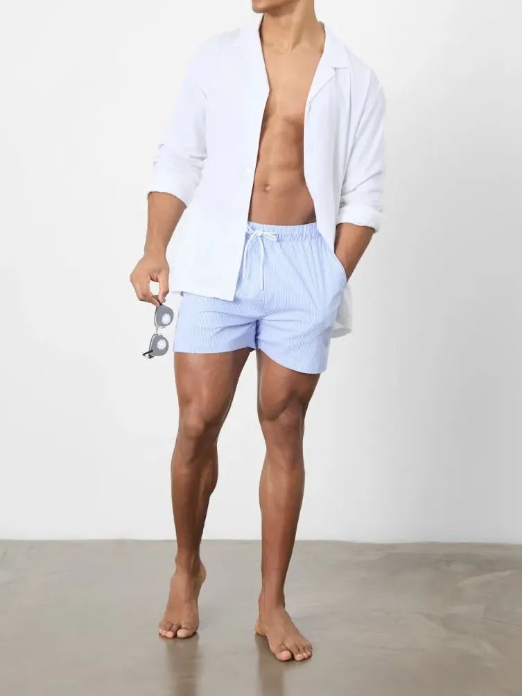 Pale Blue Leisure Daily Swim Short