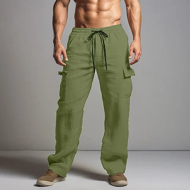 Men's Multi-Pocket Casual Cargo Trousers