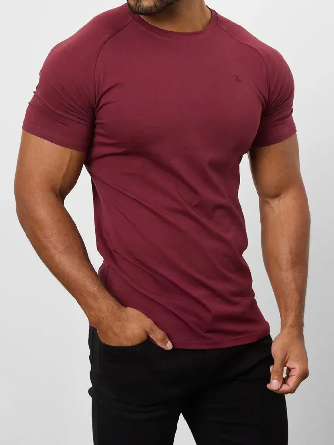Burgundy Soft  Athletic Tees