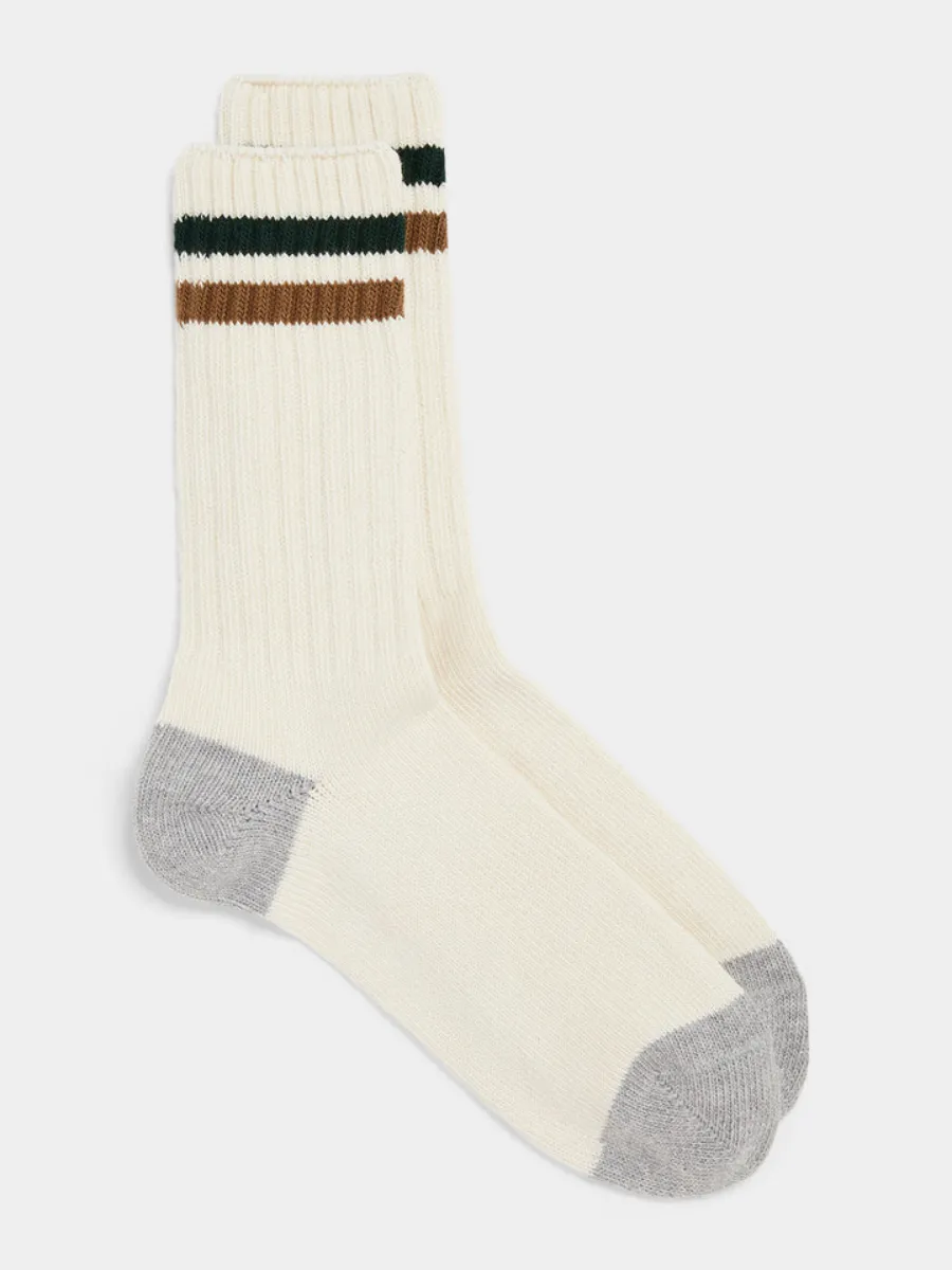 Contrast Color Striped Socks
