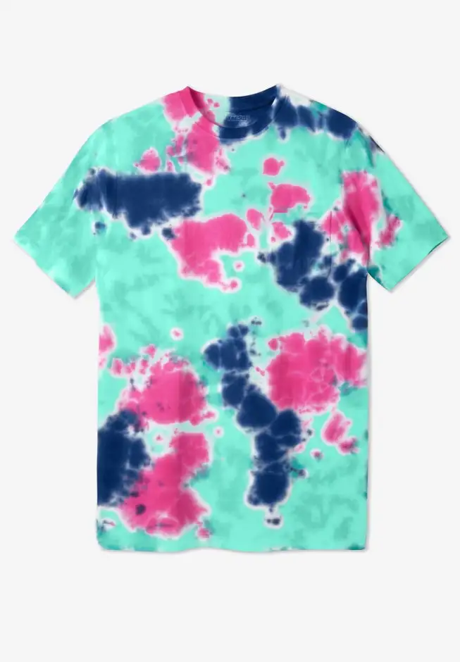 Shrink-Less Lightweight Longer-Length Crewneck Pocket T-Shirt