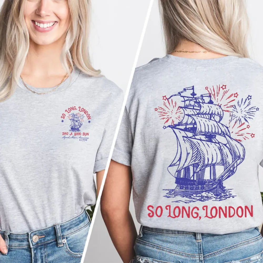 Nautical Ship Graphic Farewell Tee