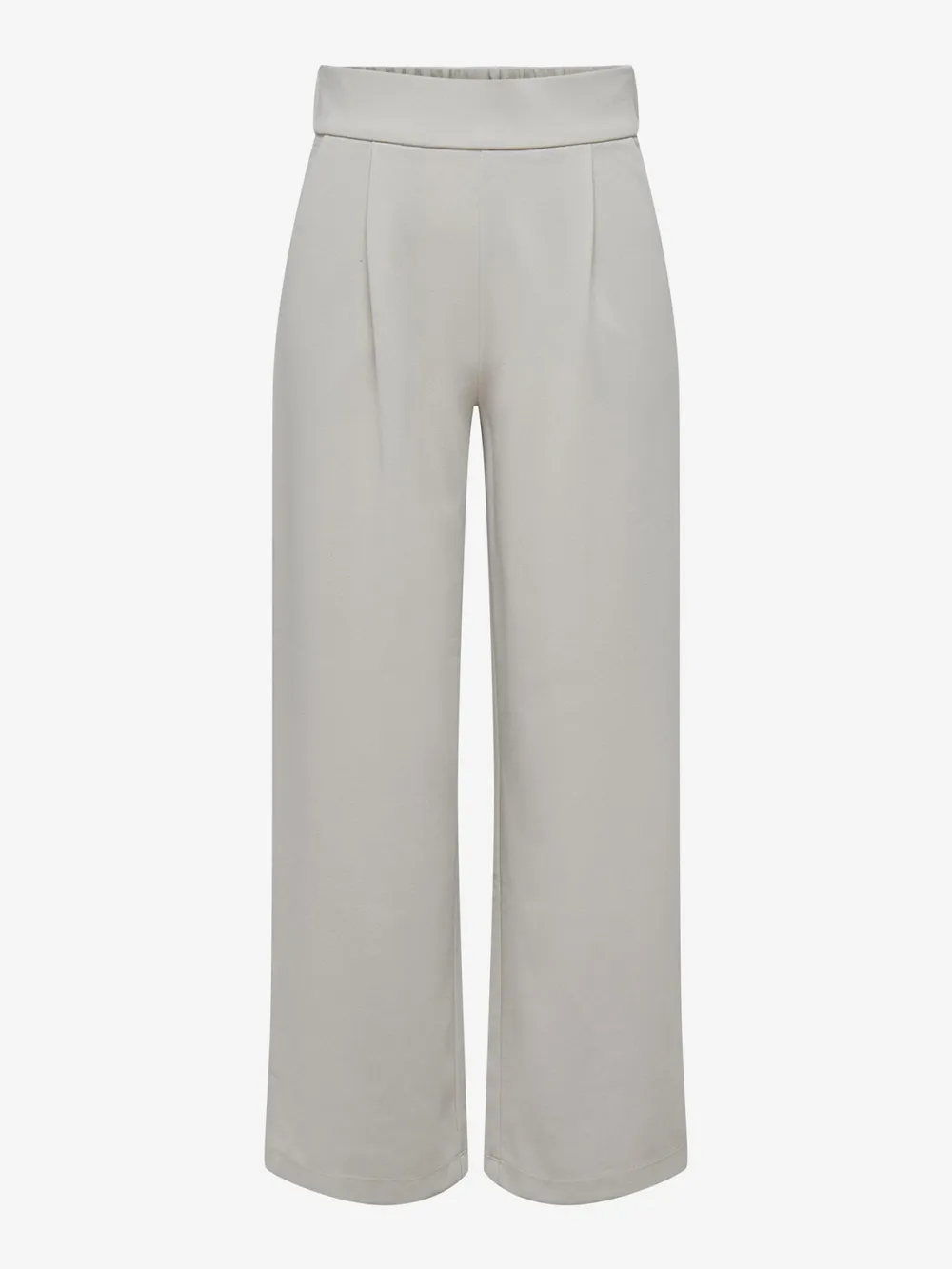 Casual Style Wide Leg Pleat-Front Pants