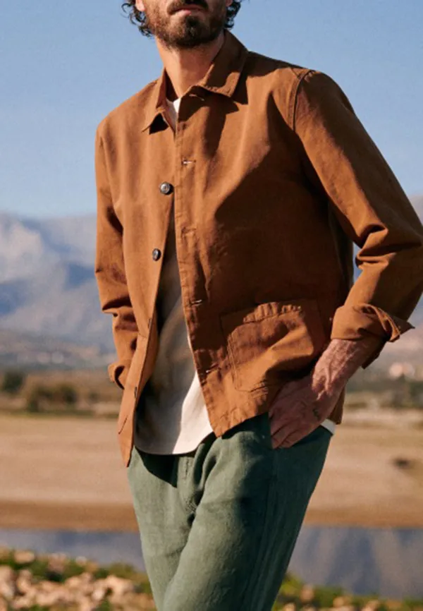 Jacket-Light Brown