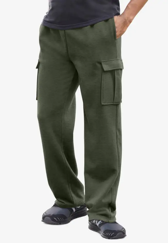 Fleece Cargo Sweatpants