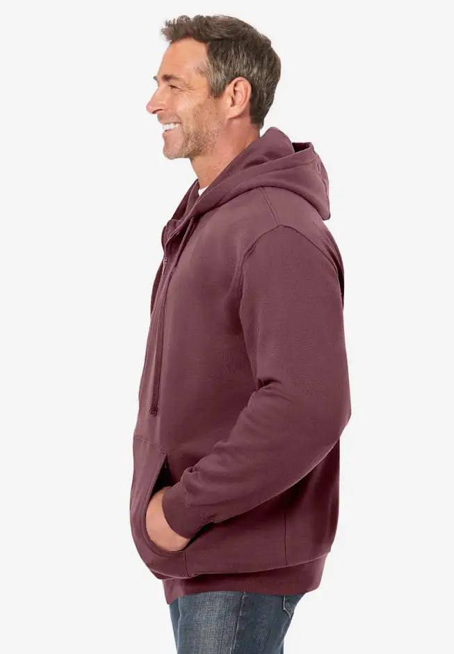 Fleece Zip-Front Hoodie
