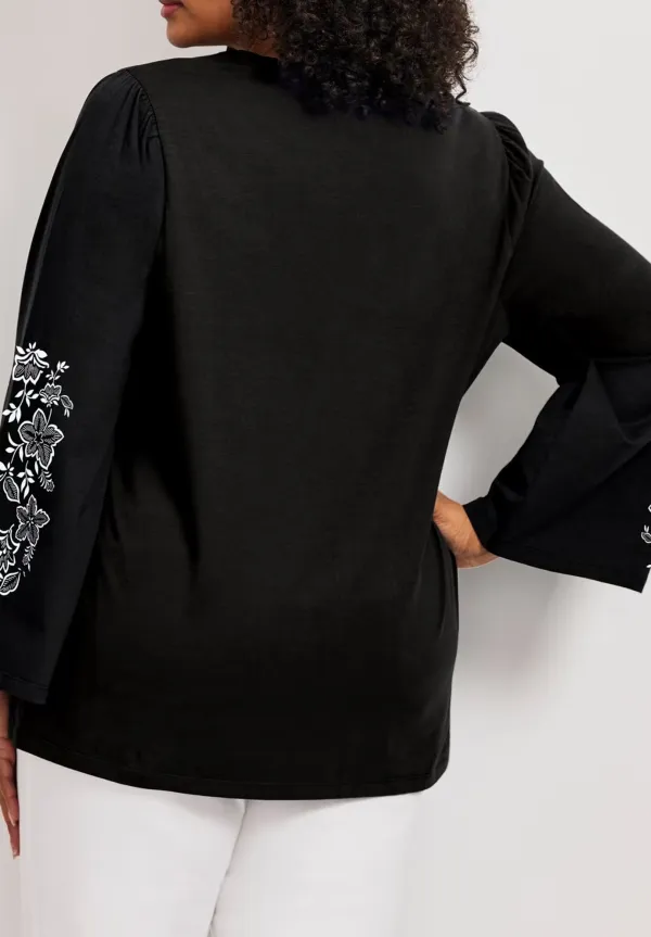 Color Blocking Printed T-Shirt