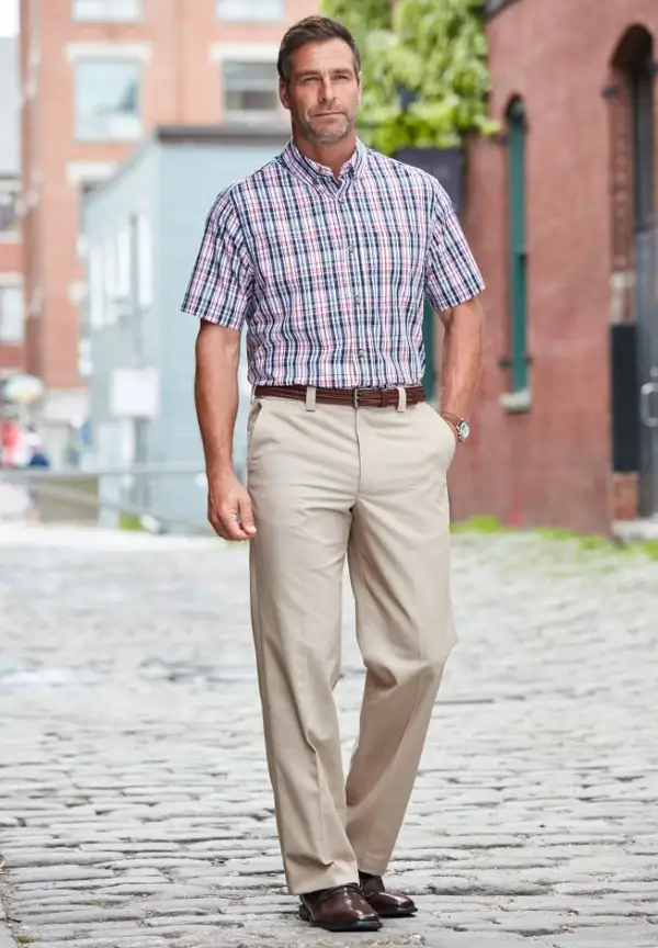 Stretch Leather Braided Belt