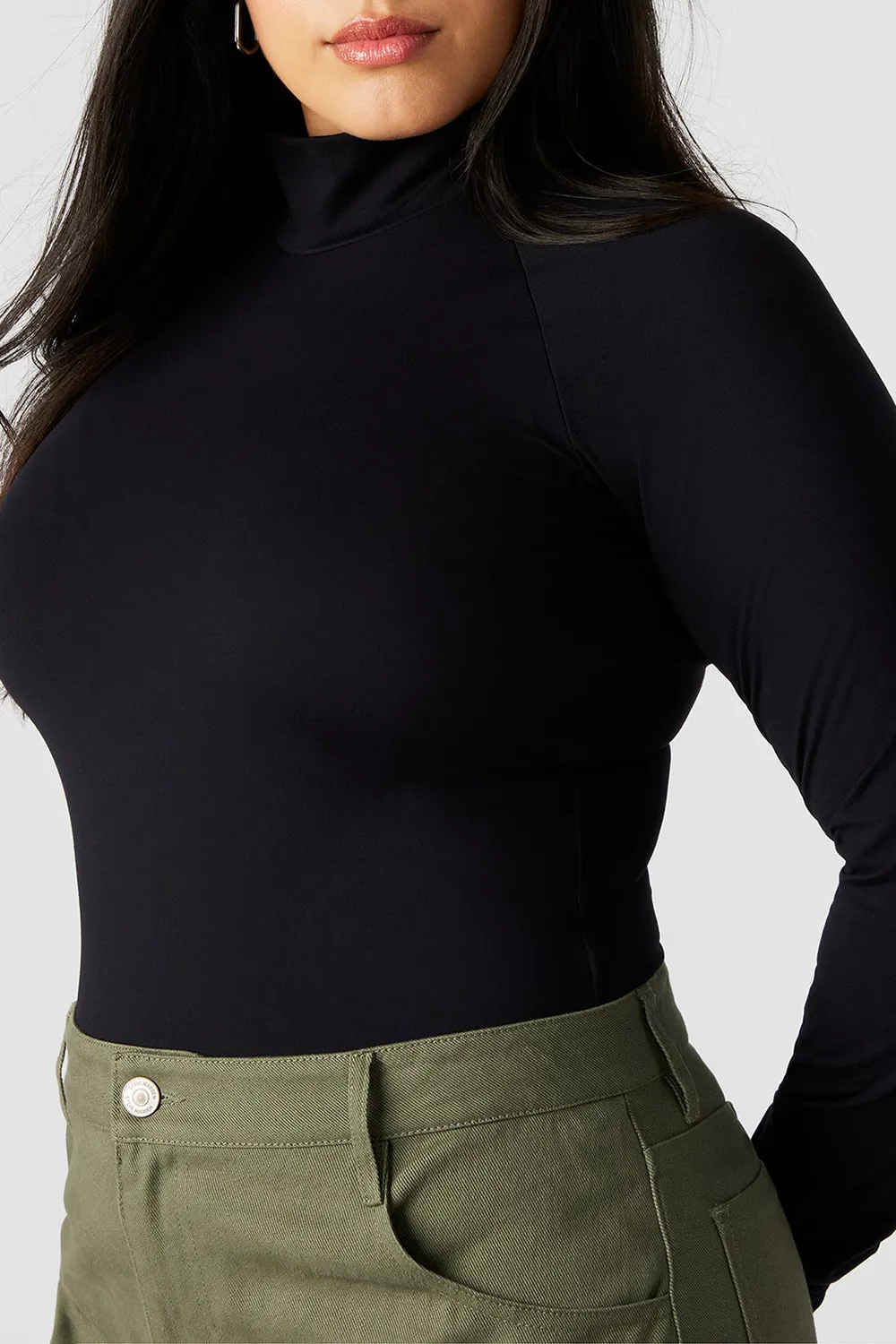Long Sleeve Bodysuit Brown