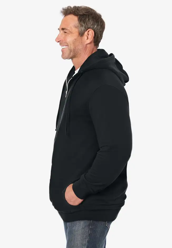 Fleece Zip-Front Hoodie