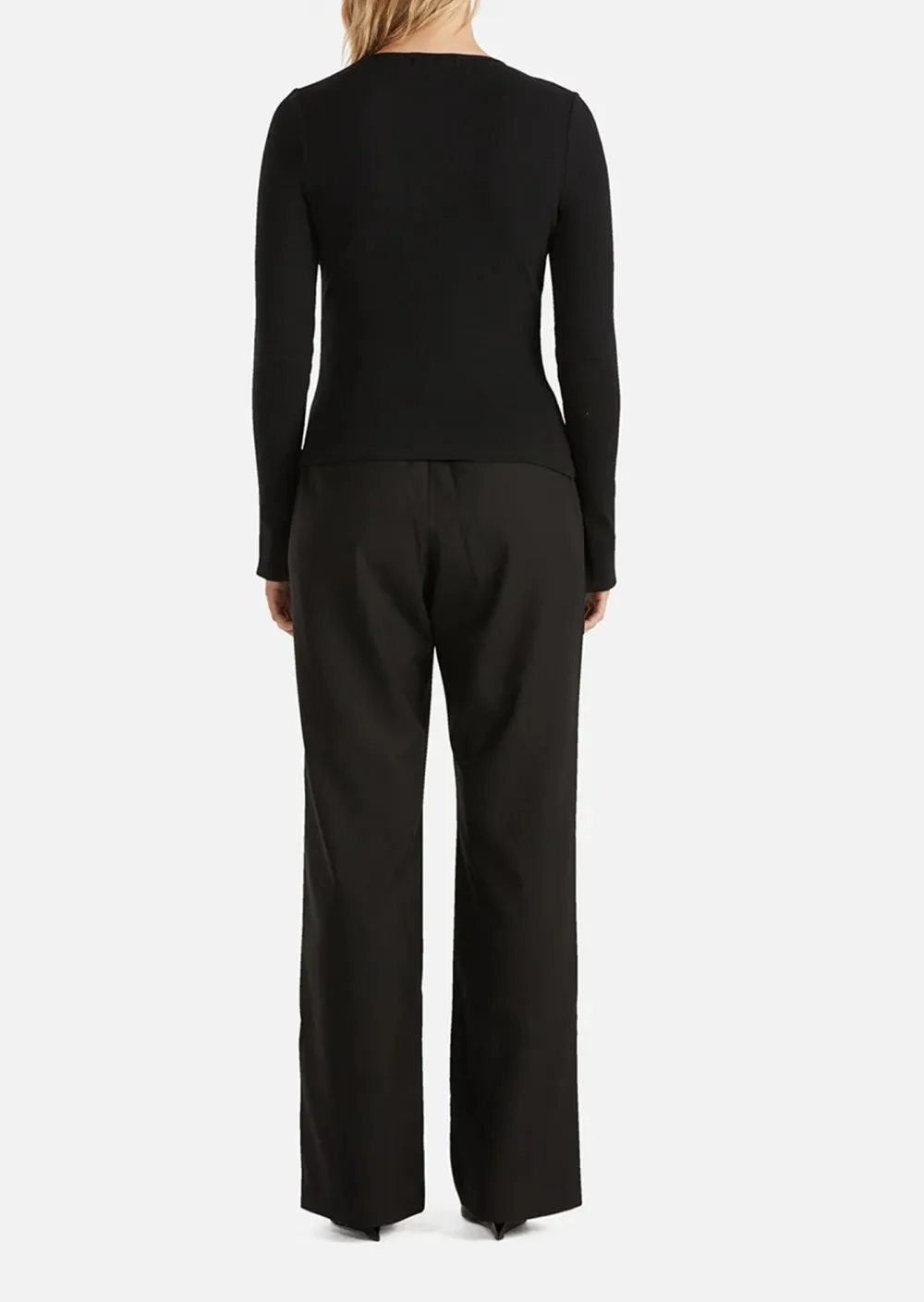 Long Sleeve Split Detail Top