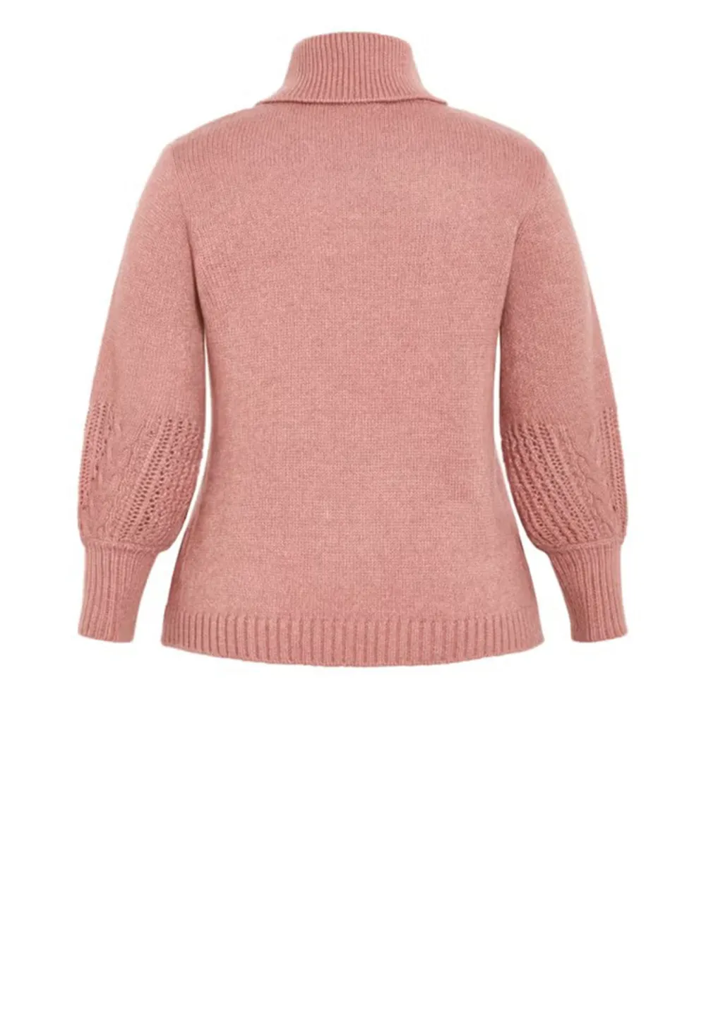 High Neck Knitted Sweater