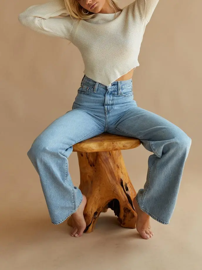 Janelle Open Back Sweater Top