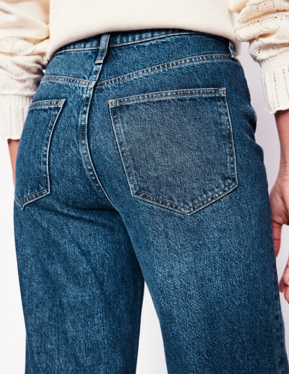 Light Blue High - Rise Wide - Leg Jeans