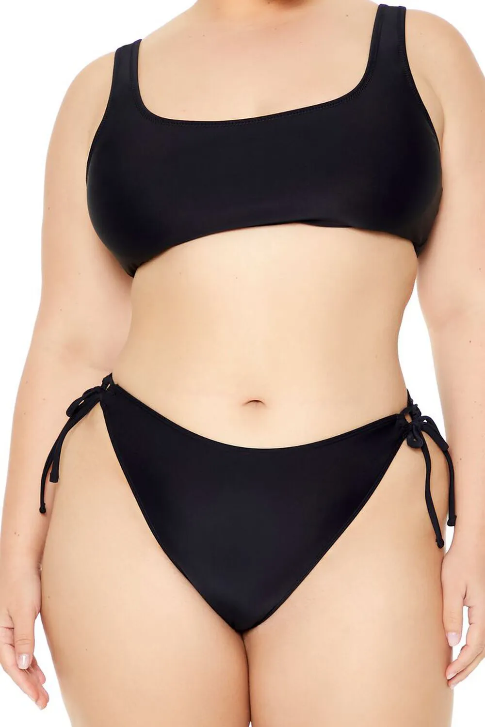 Plus Size Side-Tie Bikini Bottoms