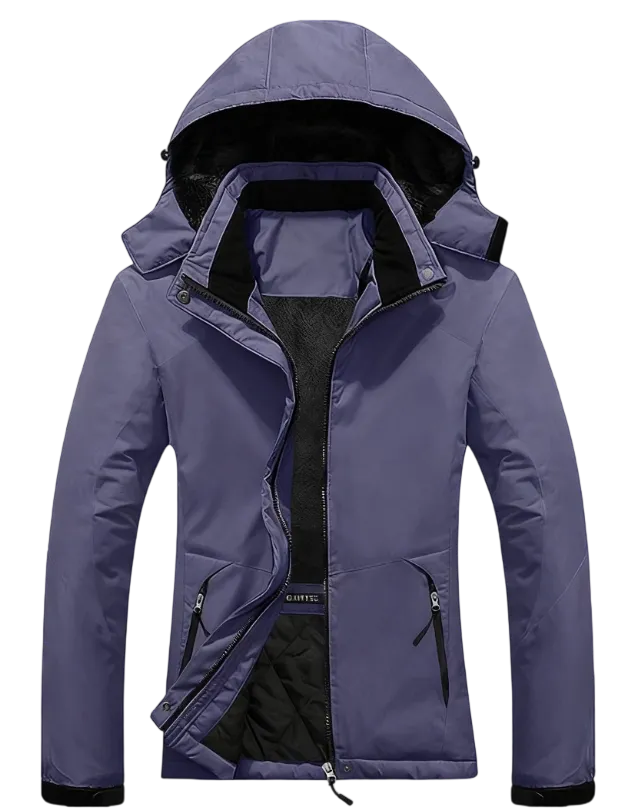 Women's Mountain Waterproof Ski Snow Jacket Rain Winter Jacket Coat Hooded Windproof Parka1