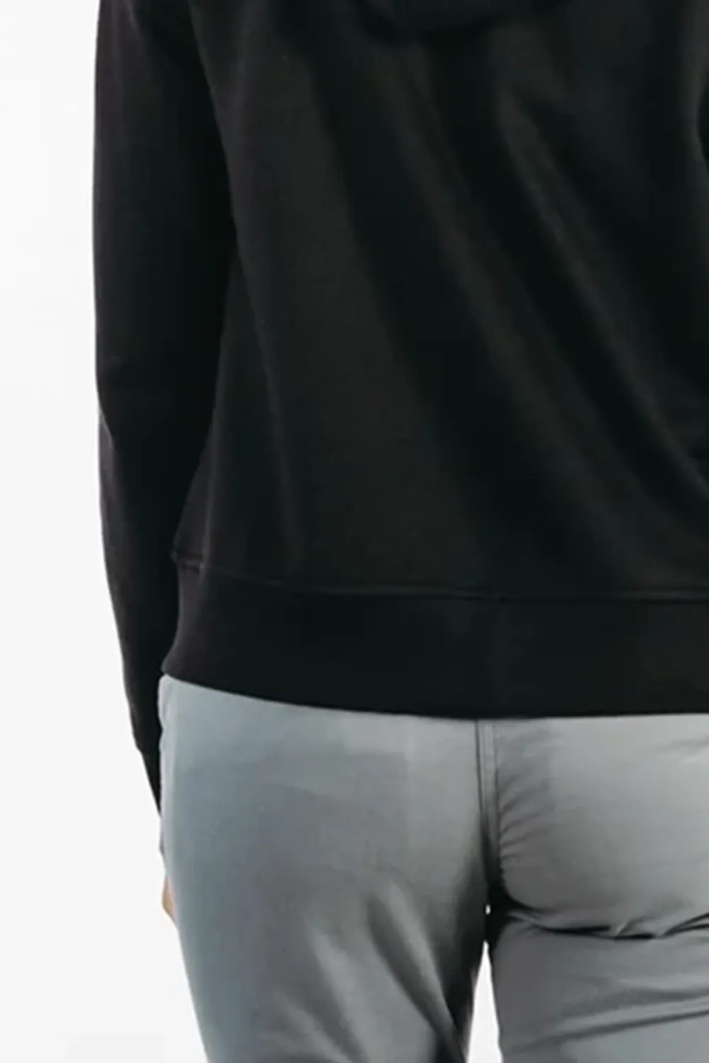 The Black Cotton Hoodie