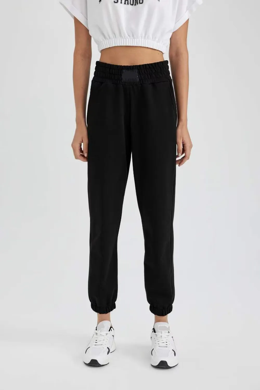 Black Standard Fit Jogger Sweatpants