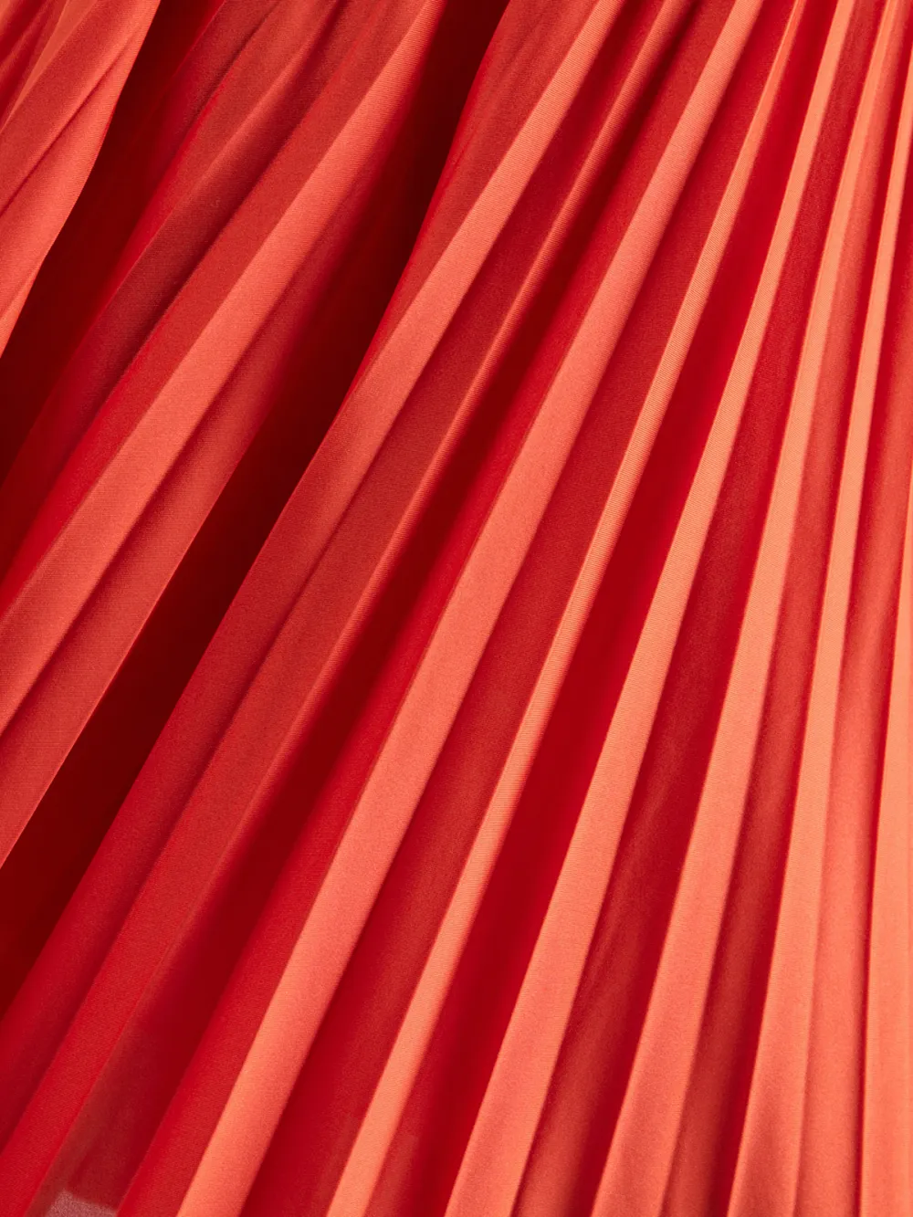 Plain Colored Casual Style Pleated Skirt