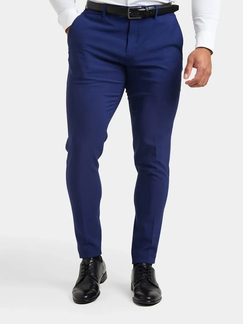 Ink Blue Hight-End Comfortable Suit Trousers