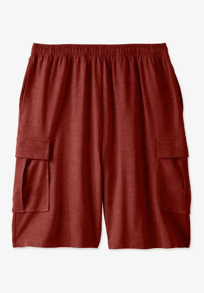 Lightweight Jersey Cargo Shorts