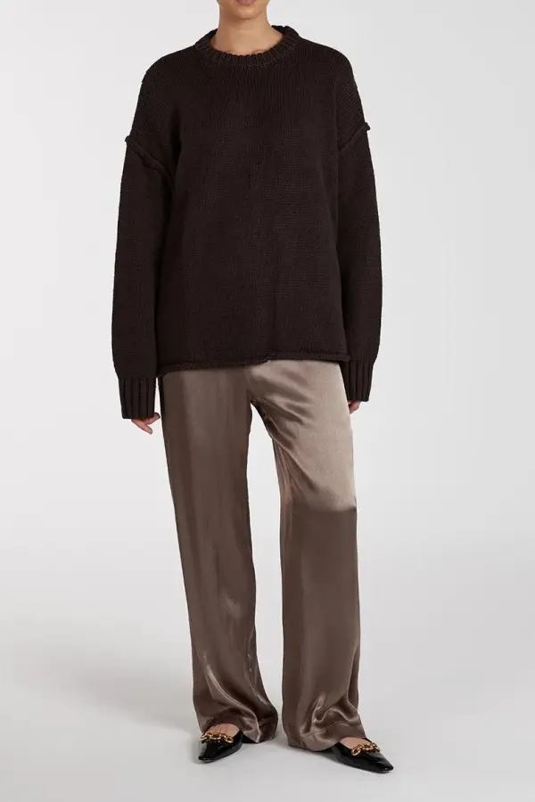 LATTE SATIN PANT