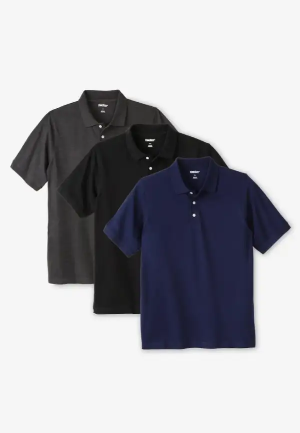 3-Pack Piqué Polos
