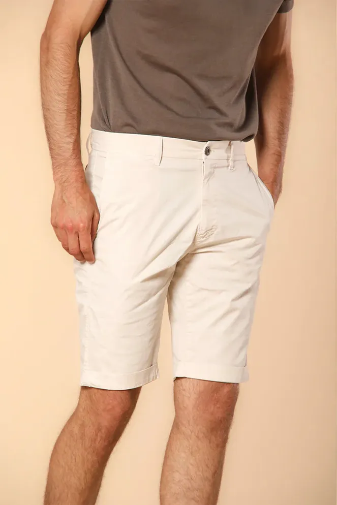 Stucco Cotton Twill Cargo Shorts For Men - Regular Fit
