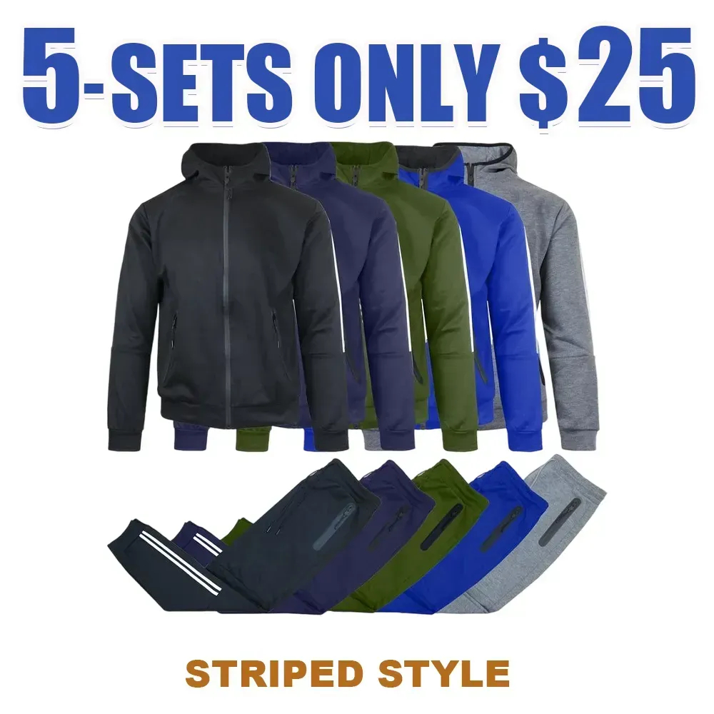 Men’s Fleece Zip Hoodie & Jogger Set