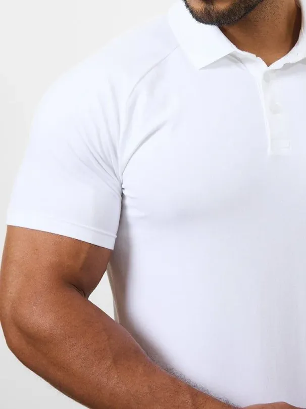 Soft Simple Leisure Athletic Polo 5-Pack