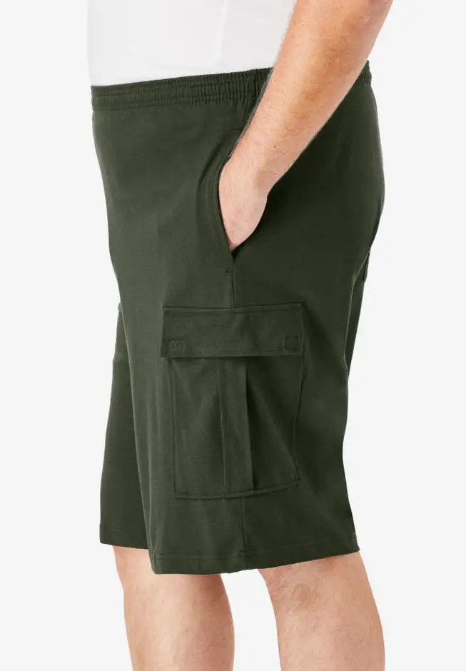 Lightweight Jersey Cargo Shorts