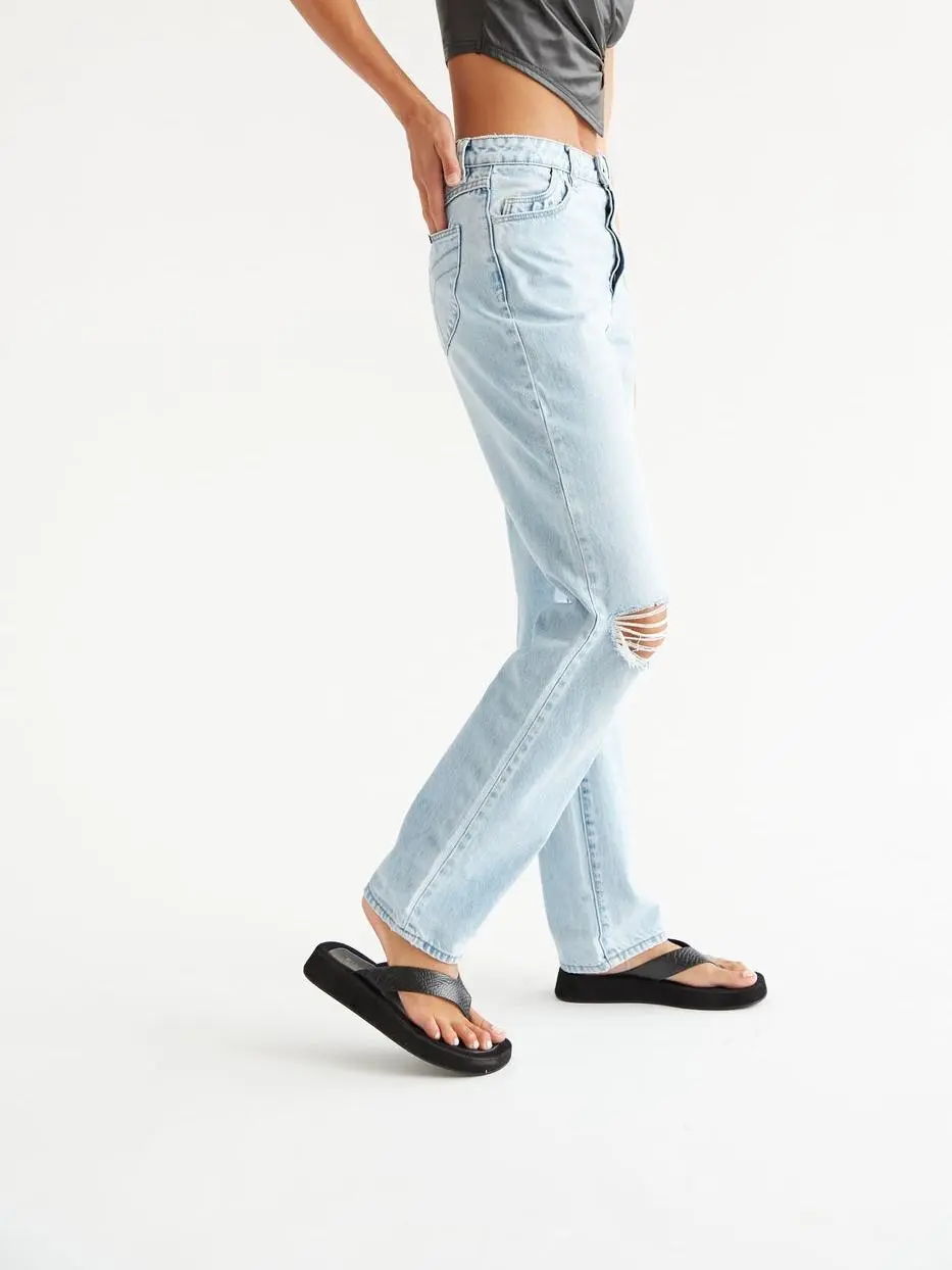 Heidi Jeans in Holiday Blue Organic
