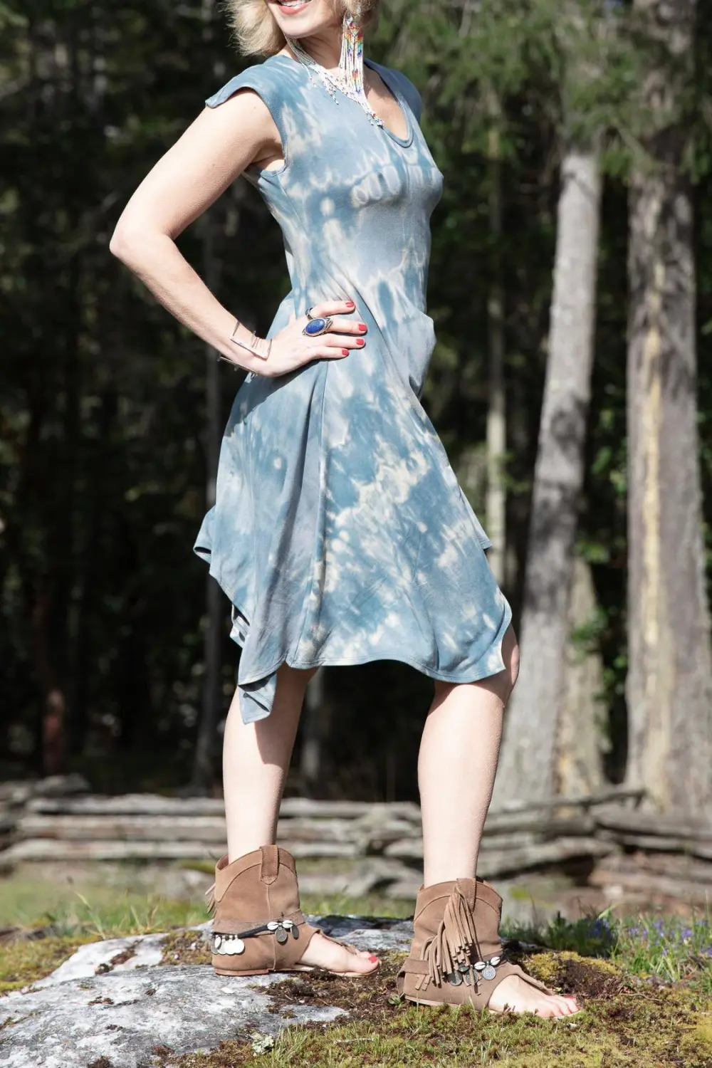 Buttercup Dress - Shibori