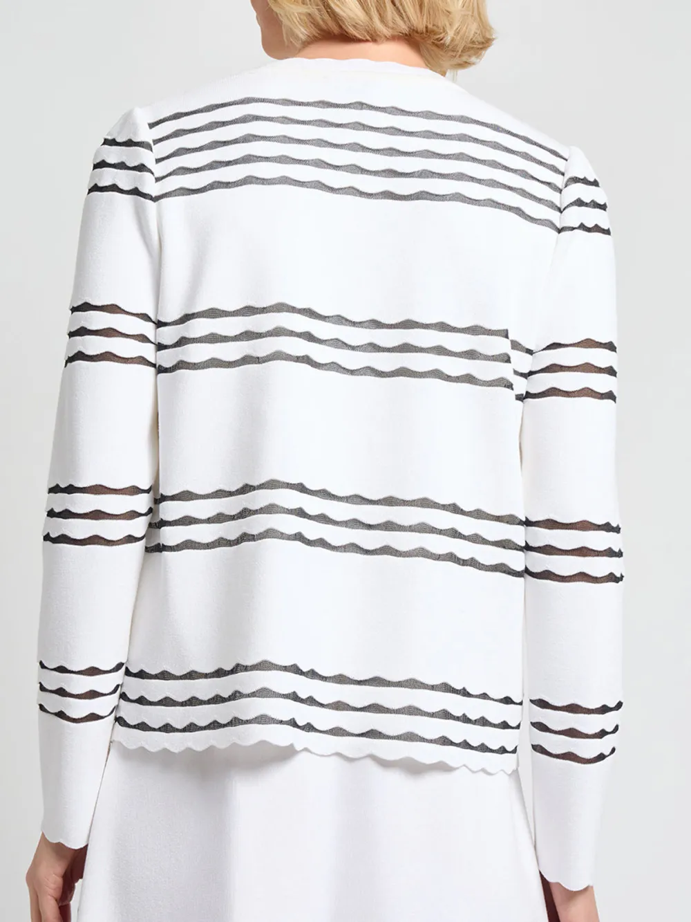 Hollow Striped Jacket