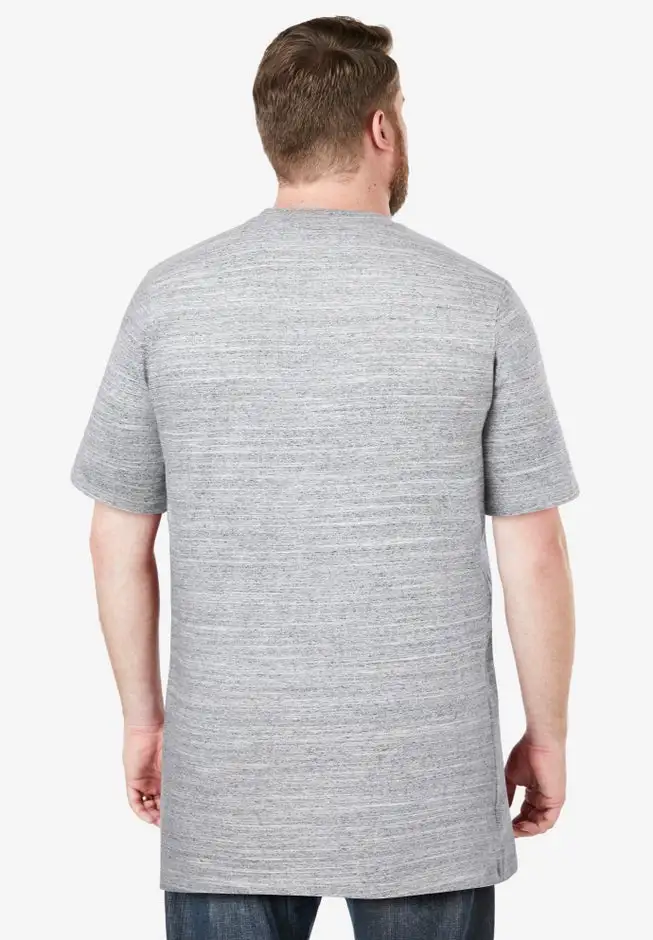 Heavyweight Longer-Length Pocket Crewneck T-Shirt