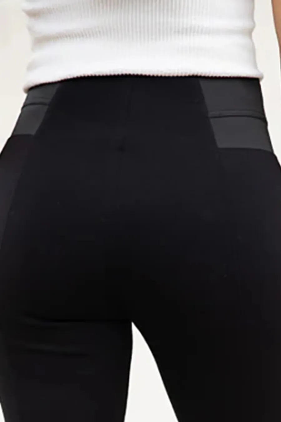 Black Non-Stretch Leggings