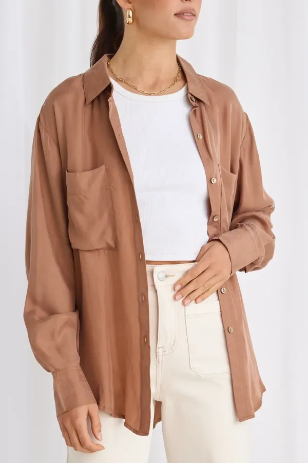 Luxury Blend Oversized Shirt