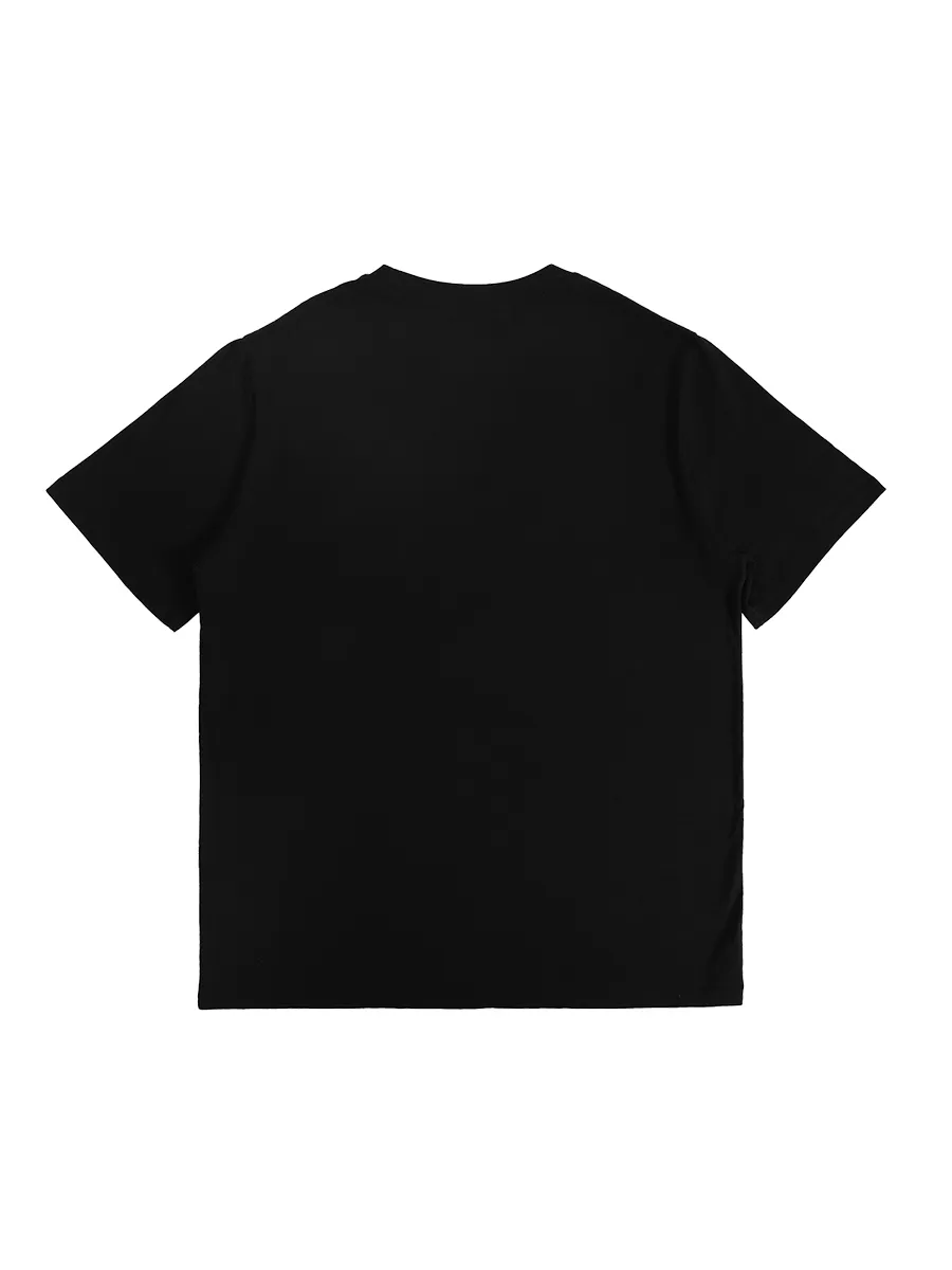 Multicolor Horse Race Graphic T-Shirt