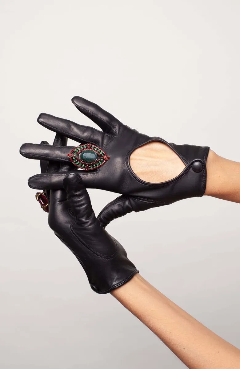 Washable Leather Driver Gloves